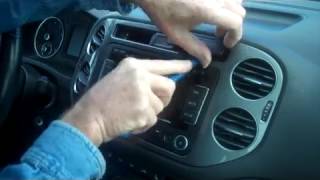 VW Tiguan Car Radio Removal = Car Stereo HELP