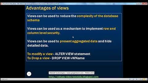 Part 39 Views in sql server