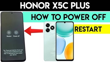 Turn Off Honor X5C Plus Without Power Button | Hidden Trick #HonorX5CPlus