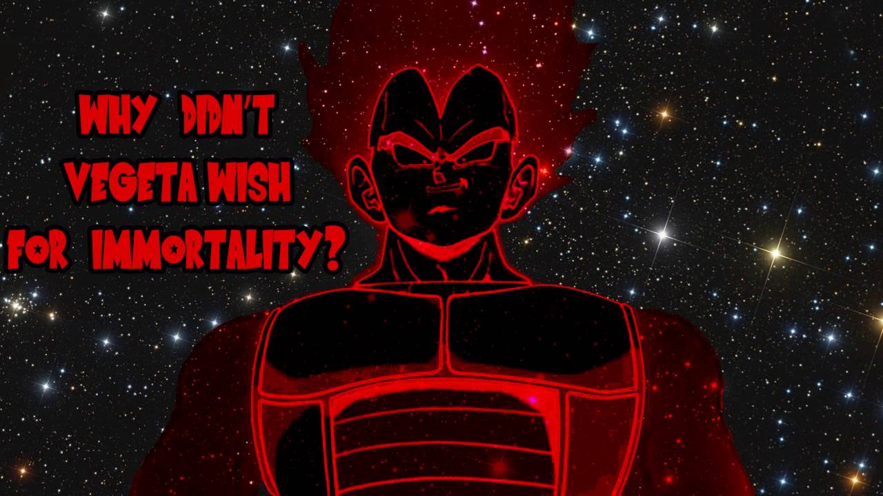 Dragon Ball Z Why Didn't Vegeta Wish For Immortality? YouTube