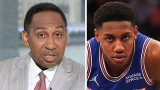 Stephen A Smith Tries To Expose RJ Barrett LIVE ON TV \& Other Knicks Players, RJ Barrett Responds