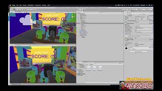 Unity VR: Whack A Mole 3D (Coding Hammer Swing) screenshot 1