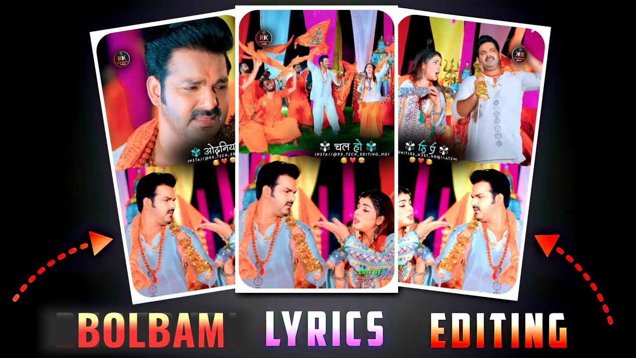 New Trending Bol Bam Lyrics Video Editing Alight Motion || Bolbam Status Editing || Bolbam Video New