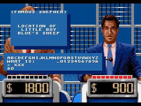 Jeopardy for SEGA Walkthrough