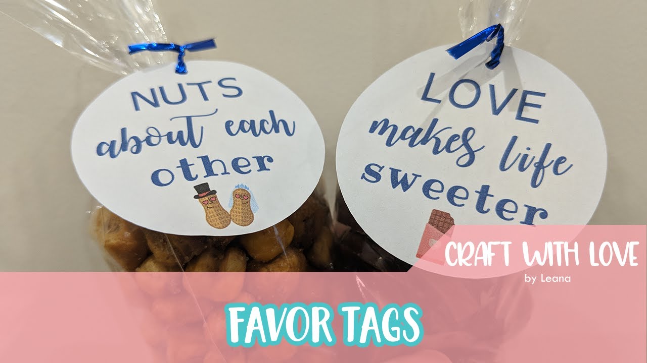 How to make favor tags with Cricut Design Space