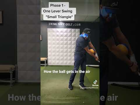 Phase 1 - One Lever Swing "Small Triangle" Part 5 #golf #golflesson #golftip
