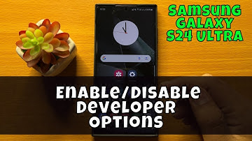 How to Enable/Disable Developer Options - Samsung Galaxy S24 Ultra