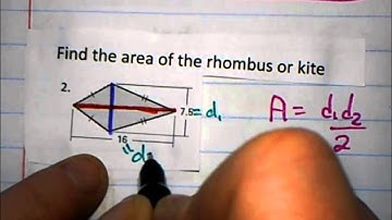 Notes 11 2 Area of Trapezoids, Rhombuses, and kites