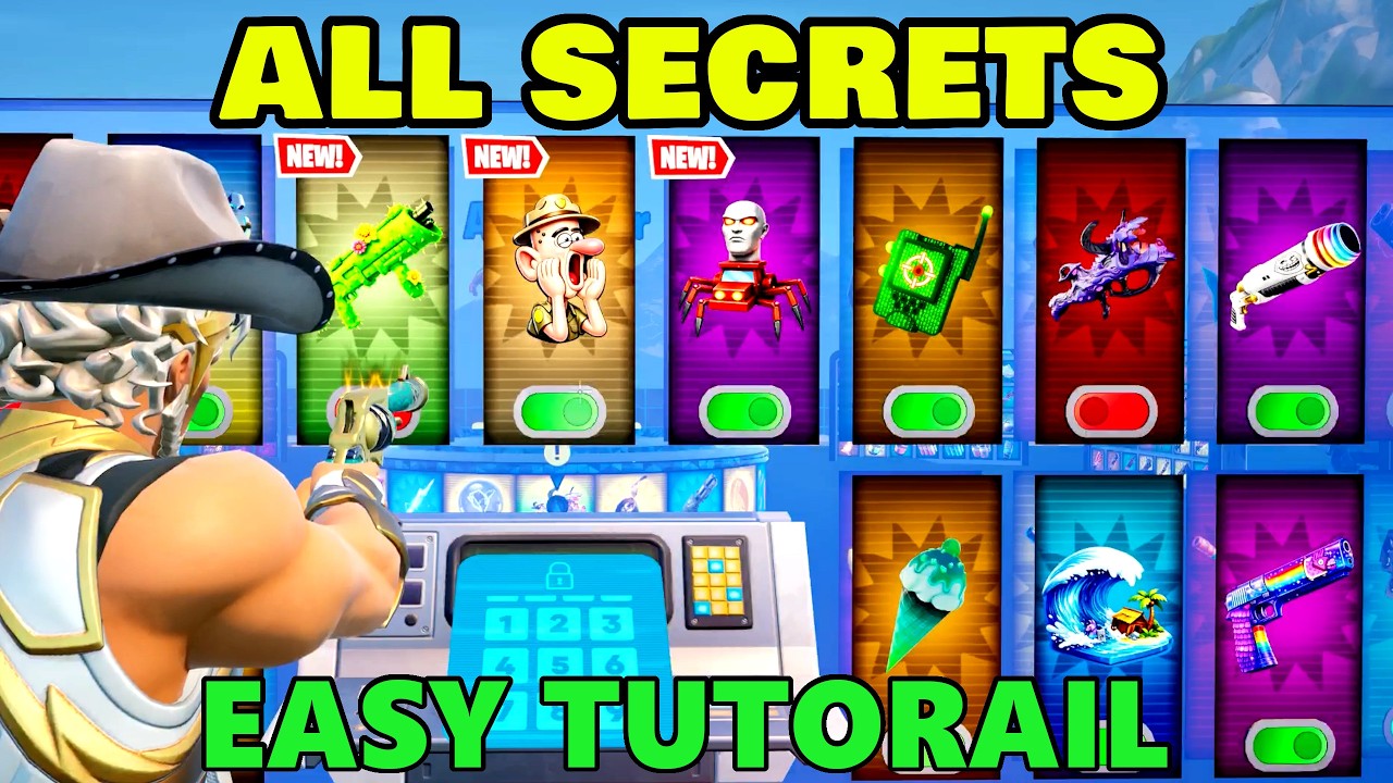 ALL SECRETS LOCATIONS SECRET CODE PART 15 | CRAZY 1V1 FFA - ALL