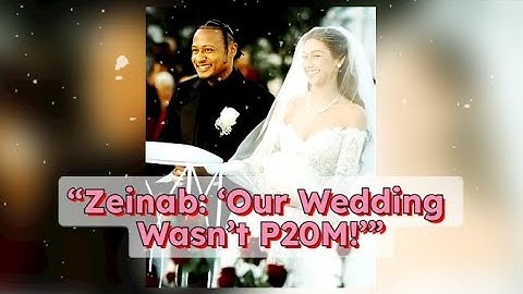 Zeinab Harake & Bobby Ray Parks Jr.: The Truth About Their Alleged P20M Wedding