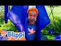 Blippi&#39;s Spectacular Silk Spin | Blippi | Kids Songs | Moonbug Kids