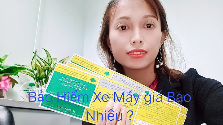 Bảo hiểm xe máy giá bao nhiêu năm 2024