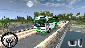 KSRTC EXPRESS BUS Offroad Driving Bussid Gameplay | Bus Simulator Indonesia | Bus Game Android 
