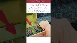 Sacred Sight: The Blessed Sandals Of Prophet Muhammad ﷺ#islamicvideo #islamicshorts #viralvideo #fyp
