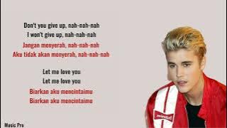 Let Me Love You - DJ Snake Ft. Justin Bieber (Lyrics Video & Terjemah)