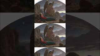 Satan Watching the Sleep of Christ in the Wilderness of Temptation (1874) by Joseph Noel Paton