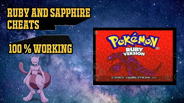 Pokemon Ruby And Sapphire Cheats 100% Working || Master Balls, Rare Candies And Legendary Pokemon