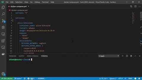 Bitcoin for beginners - Lightning network with docker compose