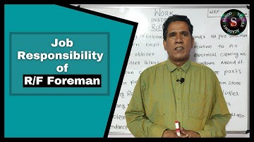 Job Responsibility of a R/F Foreman || Work Instruction Series || Sahoo Textile Academy