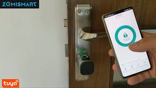 مراجعه كامله للقفل الذكي  - Zemismart Tuya Smart Door Lock