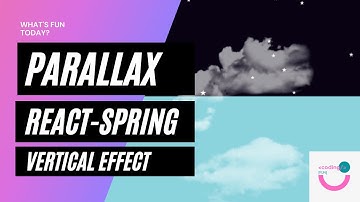 [Demo] How to Make Parallax Effect Vertical Using React-Spring