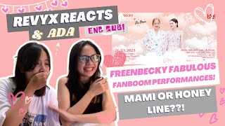 [ENG SUB] MAMA OR HONEY LINE? | FreenBecky Fabulous Fanboom Performances REACTION revyxreacts