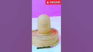 How to Make a Shivling with Easy Clay Techniques 🔱mahadev ji making with suppar clay#shankar #shorts