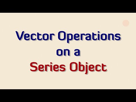 Vector operation in
