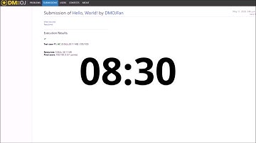 DMOJ - "Hello, World!" Speedrun *WORLD RECORD*