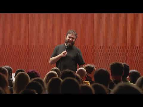 American man in Ljubljana