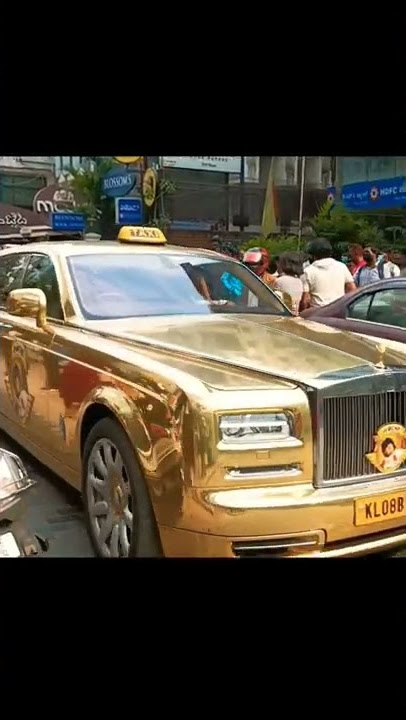 Gold rolls Royce In india 🇮🇳 #rollsroyce #shorts