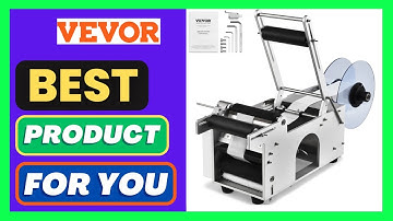 VEVOR Semi-Automatic Round Labeling Machine, 20-50pcs/min,