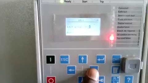 ABB REF615 Relay Over current & Earth fault setting