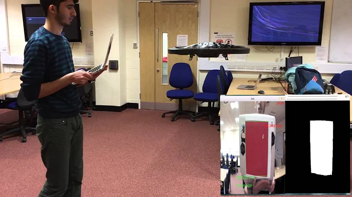 Autonomous Object Tracking with Parrot AR Drones 2, using Open CV library