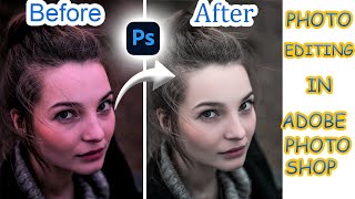 skin retouching photoshop tutorial || photo editing ||2024