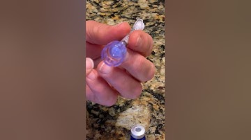 Using vial adapter in practical use