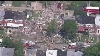 Baltimore explosion: Gas explosion in Baltimore levels 3 homes; 1 killed, several injured