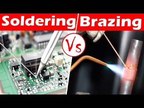 Differences between Soldering and Brazing.