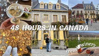 48 Hours in Canada!! | Quebec City Vlog