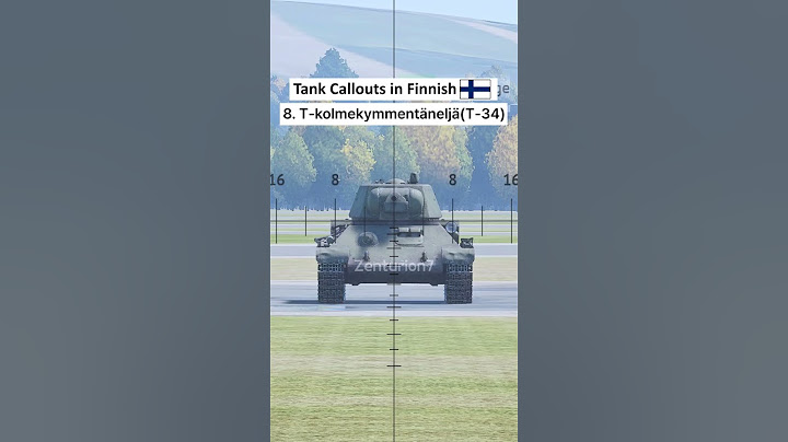 Tank Callouts in Finnish🇫🇮