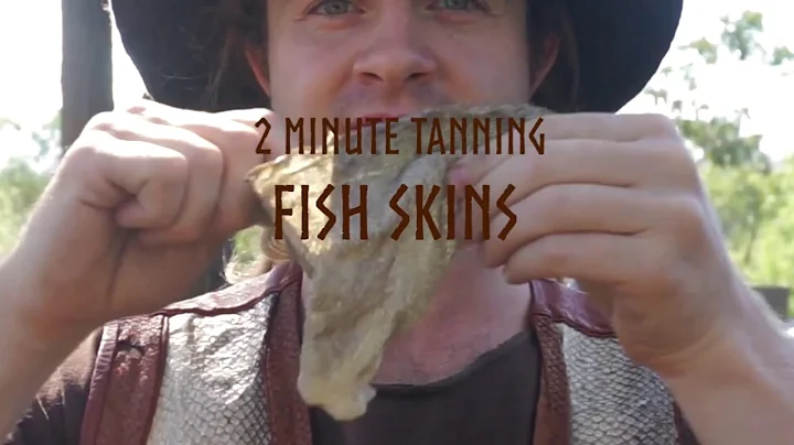 How to Make Your Own Fish Leather in 2 mins | The Bush Tannery