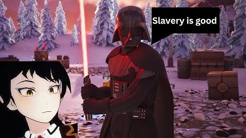 ASKING VADER TO MANY QUESTIONS| FORTNITE