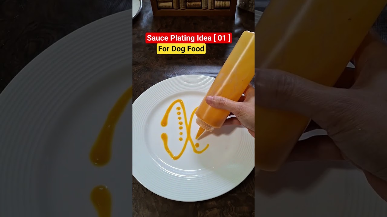 Sauce Plating Idea [ 01 ] For Dog Food [ shorts ]