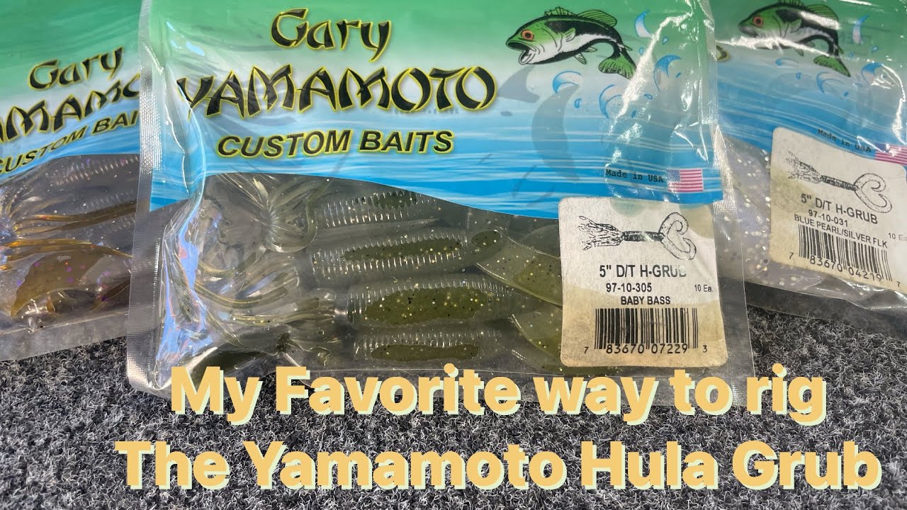 My favorite and other ways to fish the Yamamoto Hula Grub