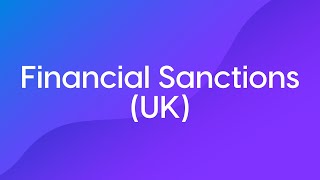 FCA Financial Sanctions Course Trailer (UK-specific)