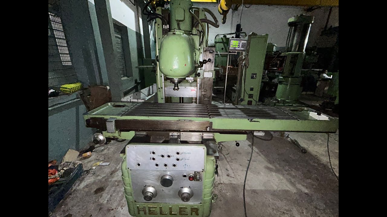HELLER Heavy Duty Milling Machine - Satish Engineering - YouTube