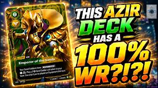 THIS Azir Deck Absolutely CRUSHES Every Matchup | RIFTBOUND