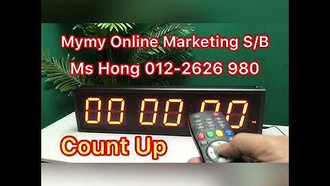 140/160 LED Countdown Clock Timer