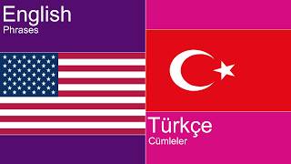 🇺🇸🇹🇷 Learn Turkish while you sleep - 1000 phrases for beginners (Part 5/10)