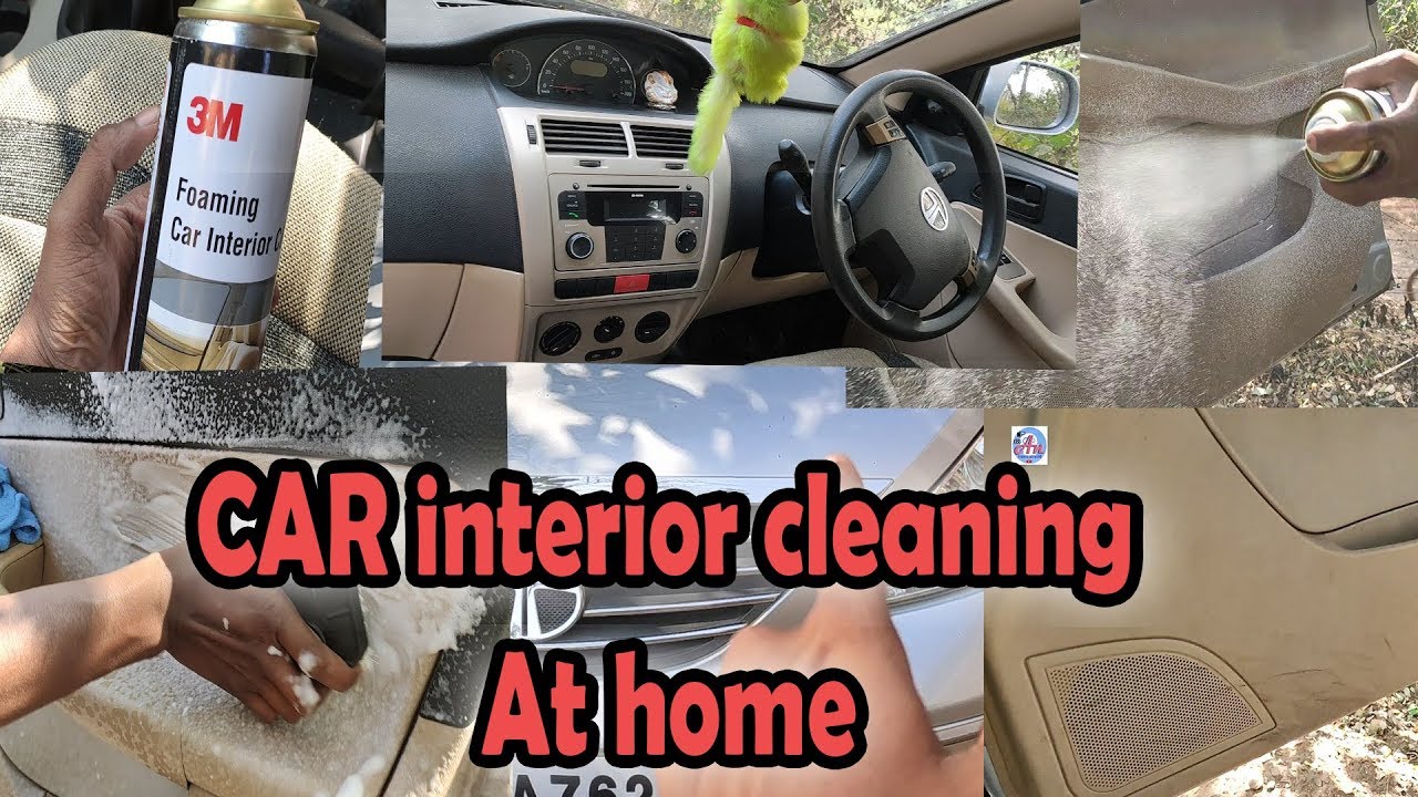 Car Interior Cleaning At Home Car Dry Cleaning Using 3m Product